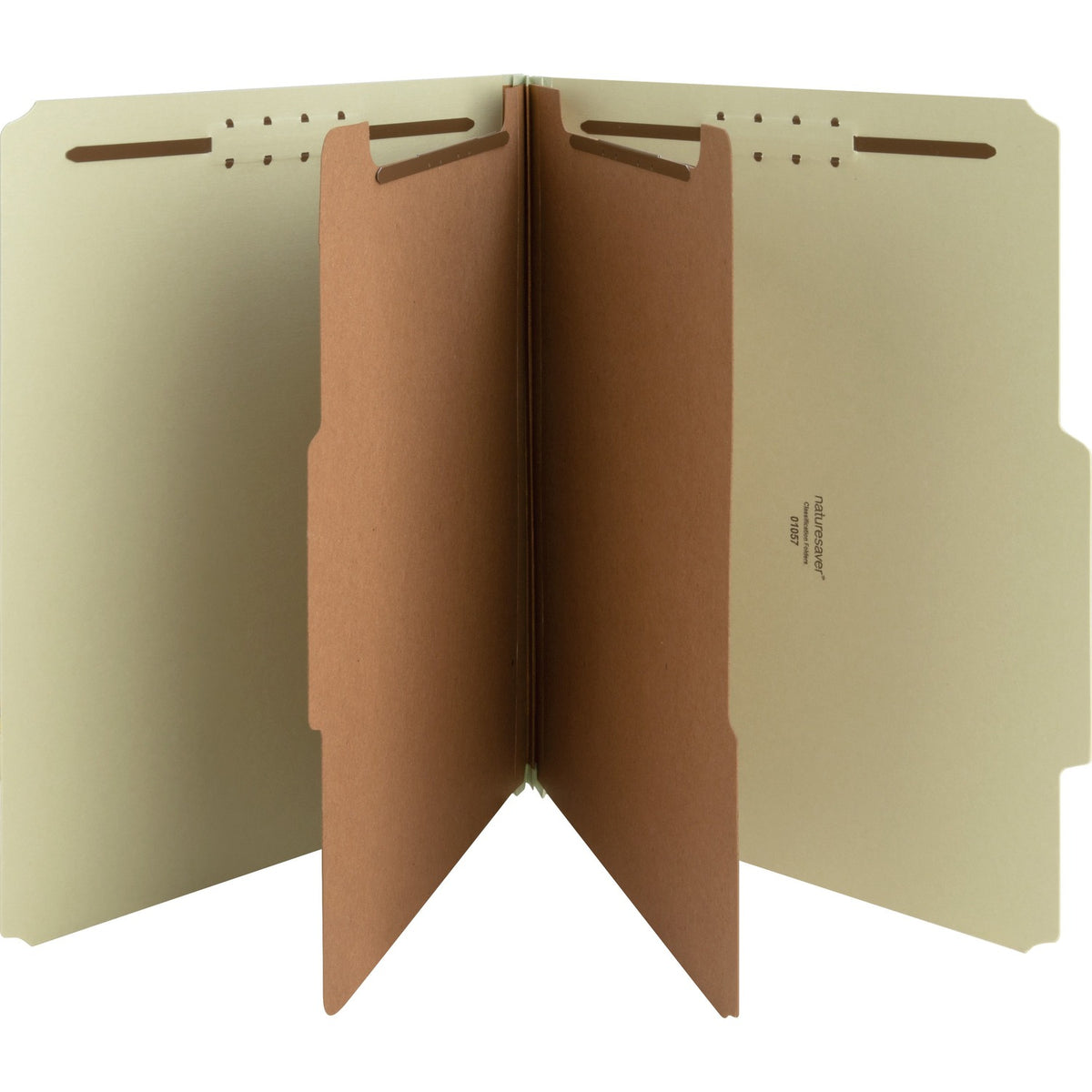 Nature Saver 2/5 Tab Cut Letter Recycled Classification Folder (NAT01057)