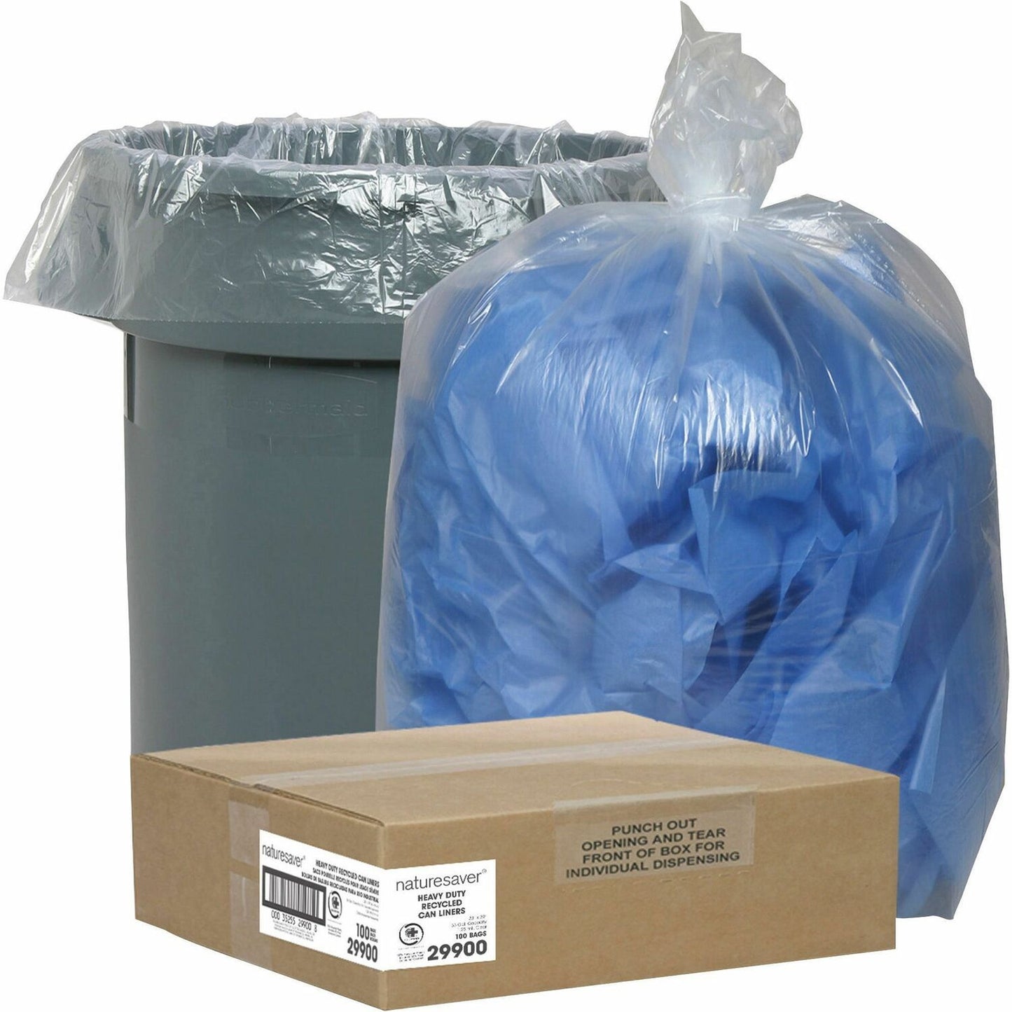Nature Saver Recycled Trash Can Liners (NAT29900)