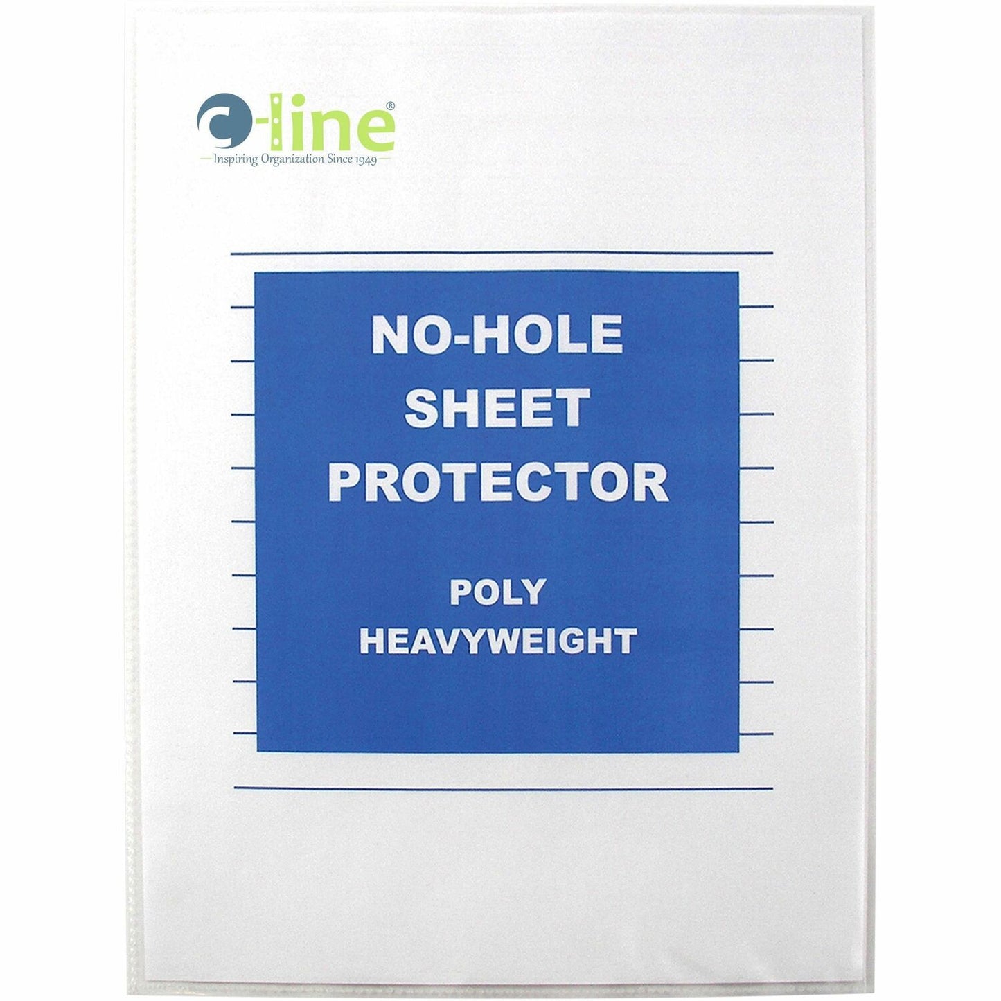 C-Line No-Hole Heavyweight Poly Sheet Protectors (CLI62907)