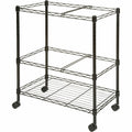 Lorell 2-Tier Wire Mobile File Cart (LLR45650)