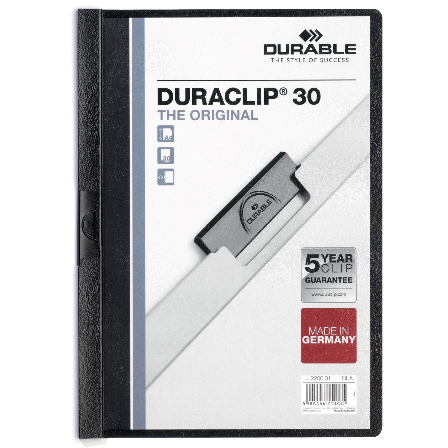 Durable DURACLIP Report Cover (DBL220301)
