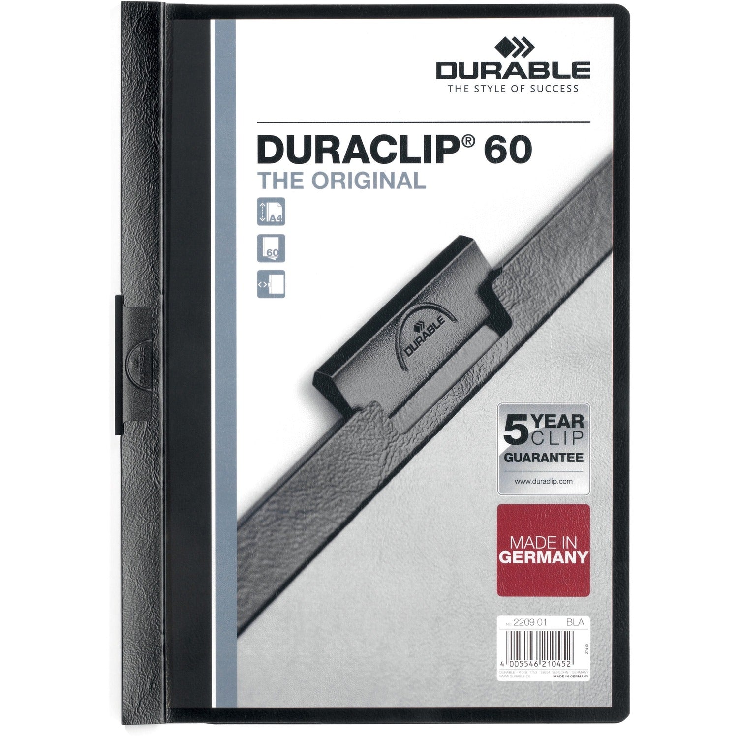 Durable DURACLIP Report Cover (DBL221401)
