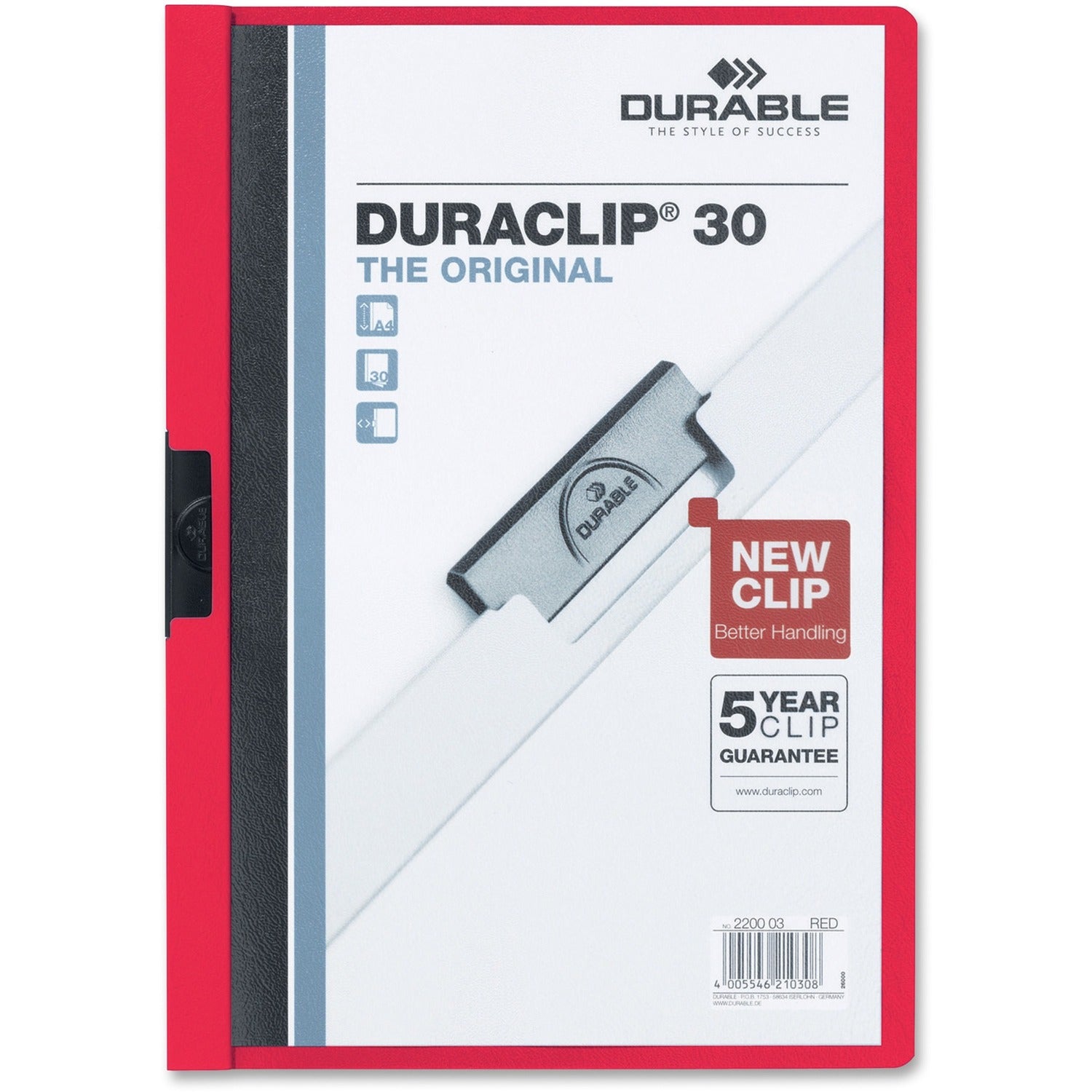 Durable DURACLIP Report Cover (DBL220303)