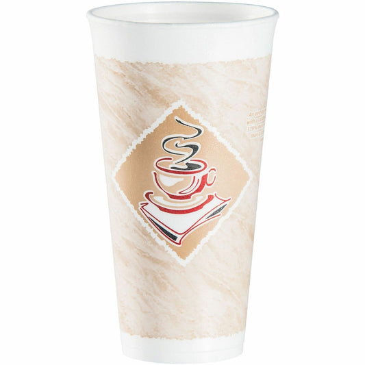 Dart 20 oz Cafe G Design Insulated Foam Cups (DCC20X16G)