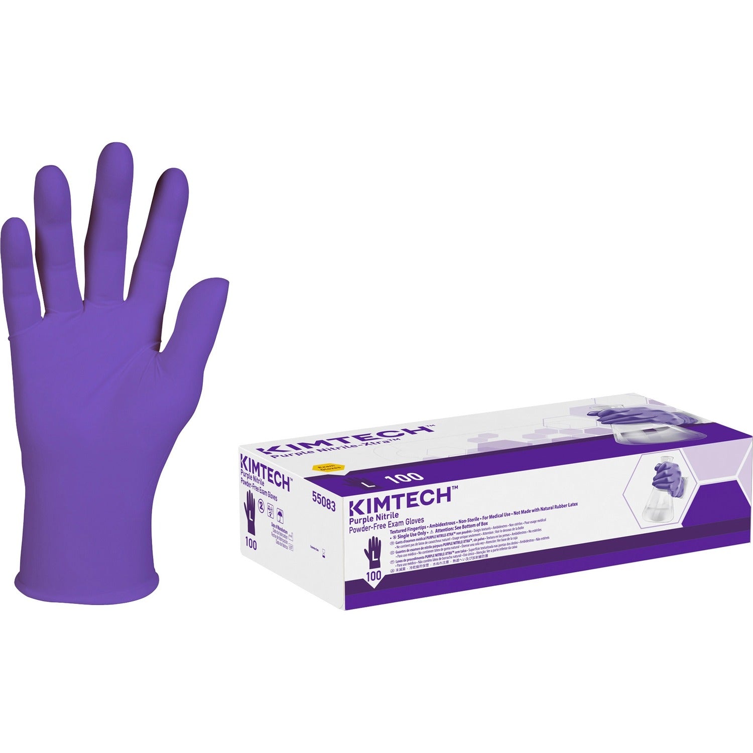 KIMTECH Purple Nitrile Exam Gloves (KCC55083)