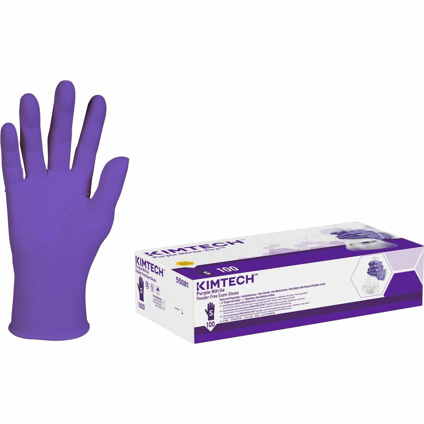 KIMTECH Purple Nitrile Exam Gloves (KCC55081)