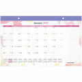 AT-A-GLANCE WatercolorsDesk Pad Calendar (AAGSK91705)