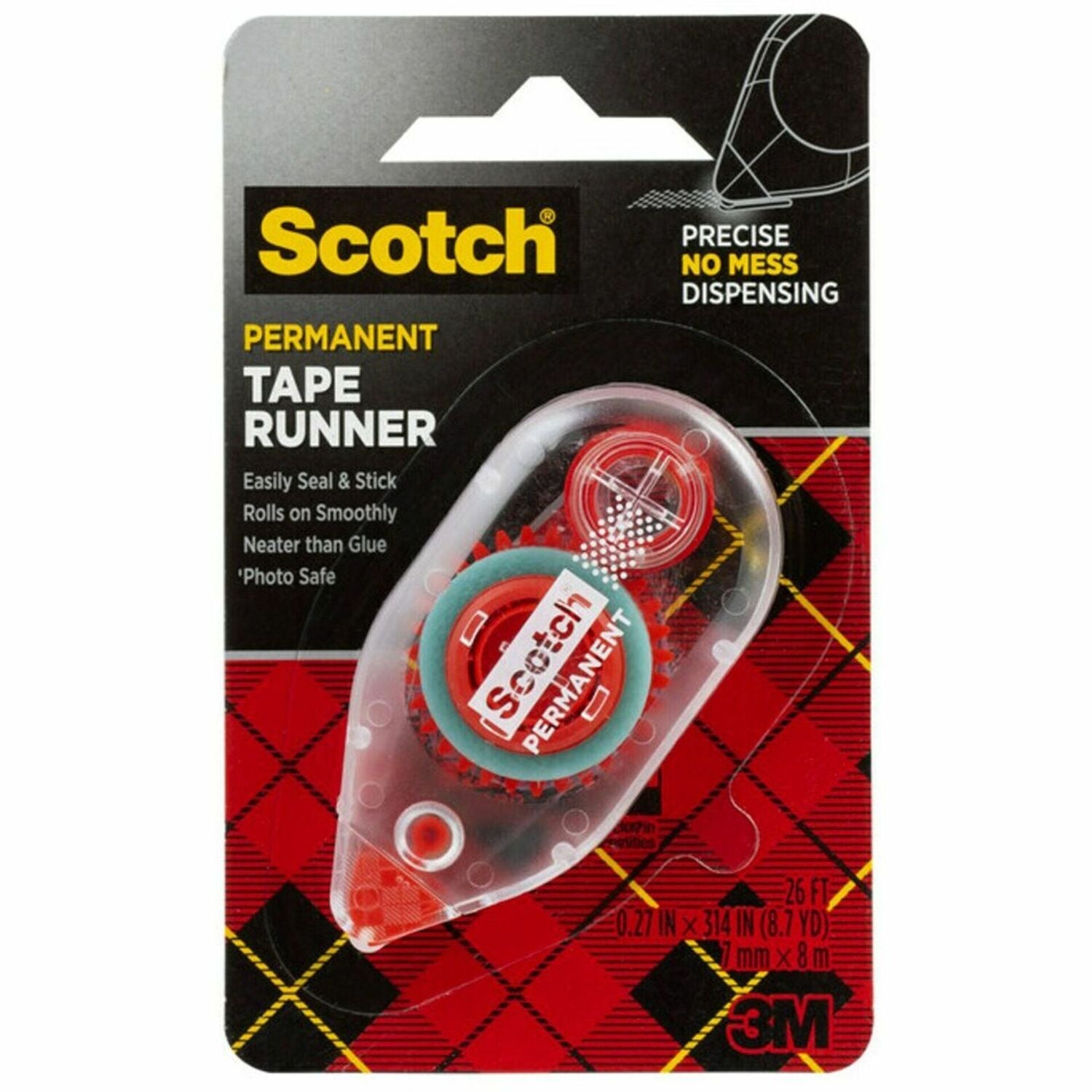 Scotch Double-Sided Adhesive Roller (MMM6061)