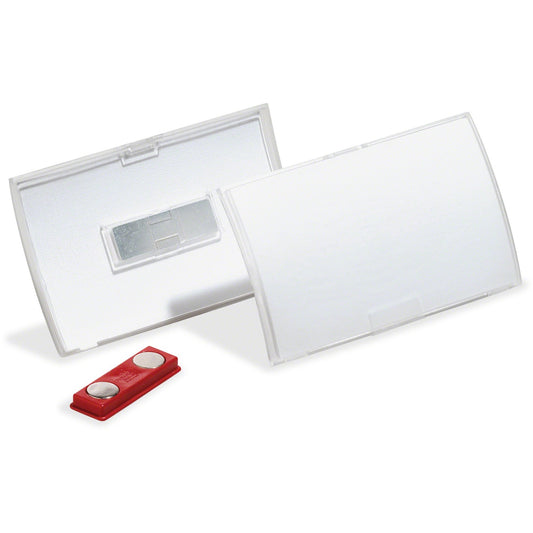 Durable CLICK FOLD Convex Magnetic Name Badge Holder (DBL821519)