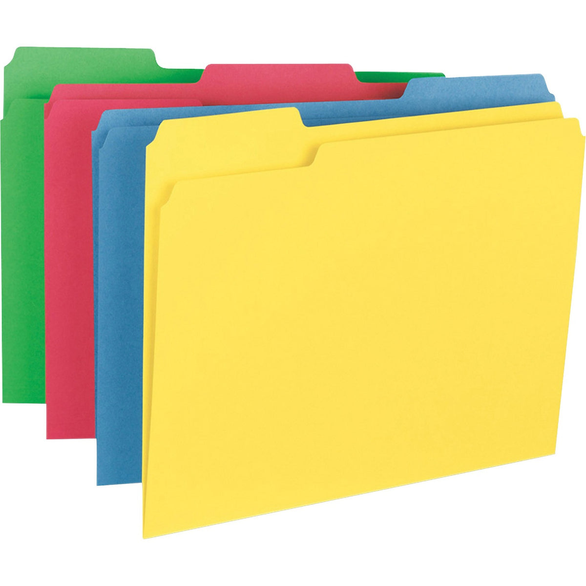 Business Source 1/3 Tab Cut Letter Recycled Top Tab File Folder (BSN16517)
