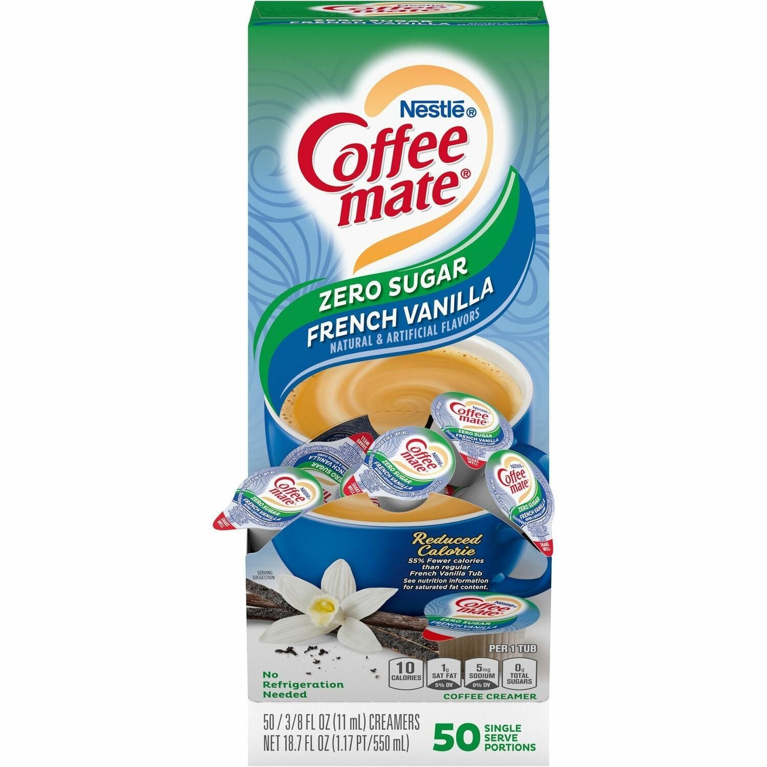 Coffee-mate Coffee-mate Zero-Sugar Liquid Coffee Creamer Singles (NES91757)