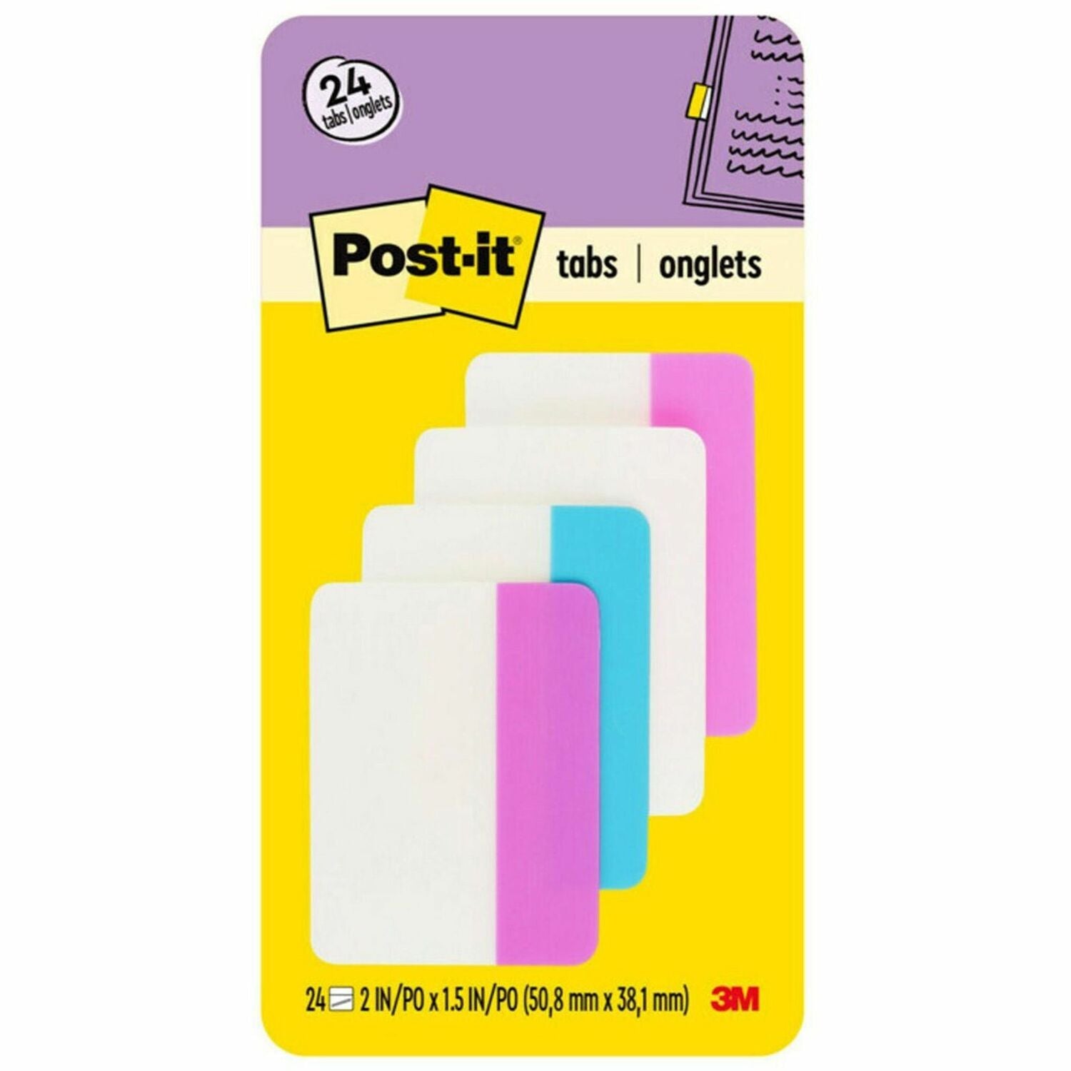 Post-it Filing Tabs (MMM686PWAV)