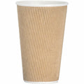 Genuine Joe 16 oz Rippled Hot Cups (GJO11257)