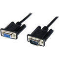 StarTech 2m Black Db9 Rs232 Null Modem Cable F/m (SCNM9FM2MBK)