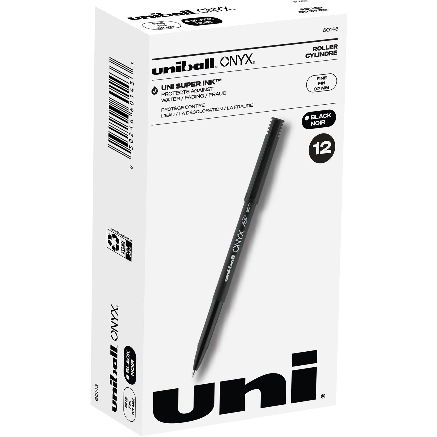 uniball Onyx Rollerball Pens (UBC60143)
