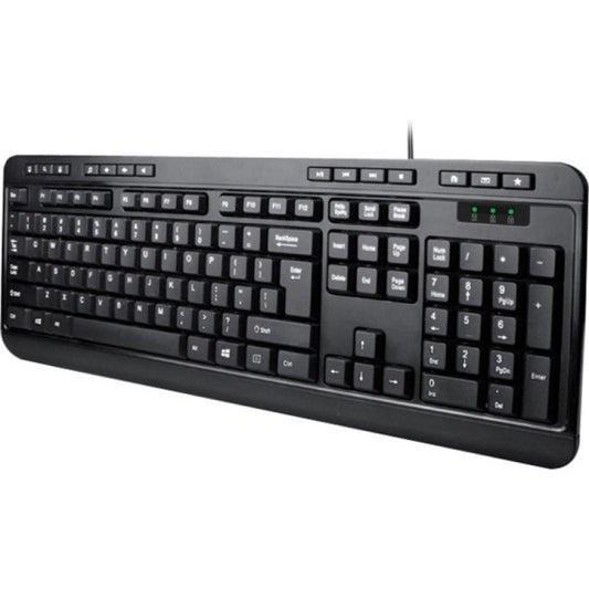 Adesso Desktop Multimedia Ps/2 Black Keyboard (AKB132PB)