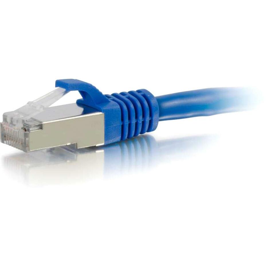 C2G 12ft Cat6 Snagless Stp Cbl-blu (00801)