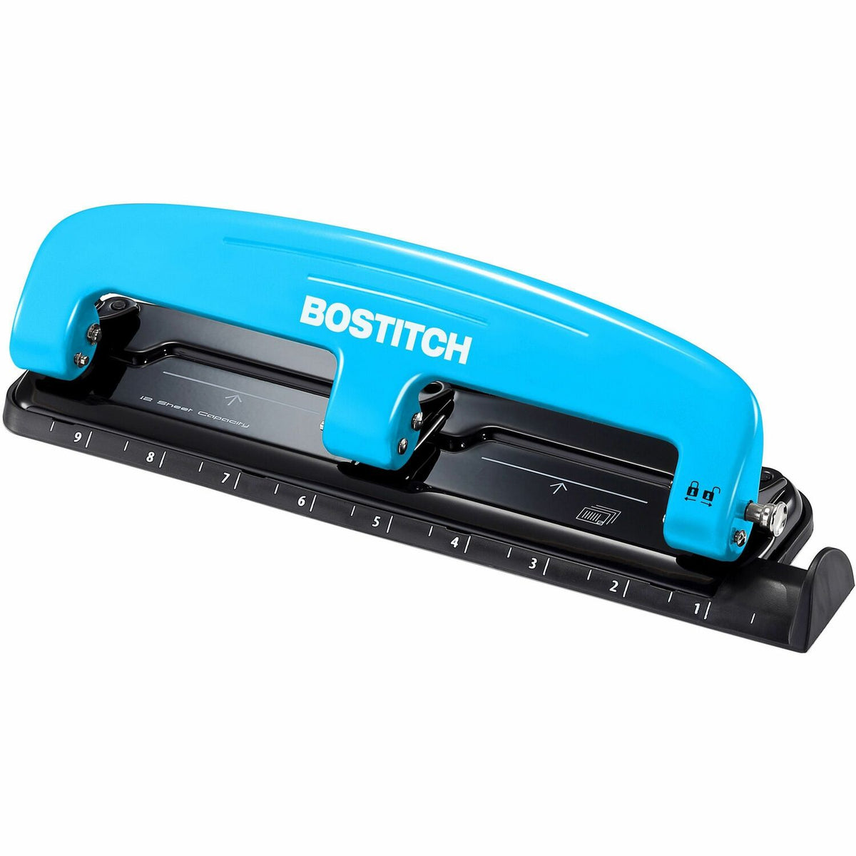 Bostitch EZ Squeeze 12 Three-Hole Punch (ACI2103)