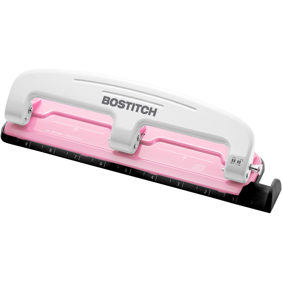Bostitch EZ Squeeze InCourage 12 Three-Hole Punch (ACI2188)