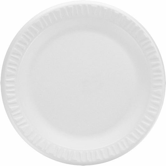 Dart Concorde 9" Nonlaminated Foam Plates (DCC9PWCR)
