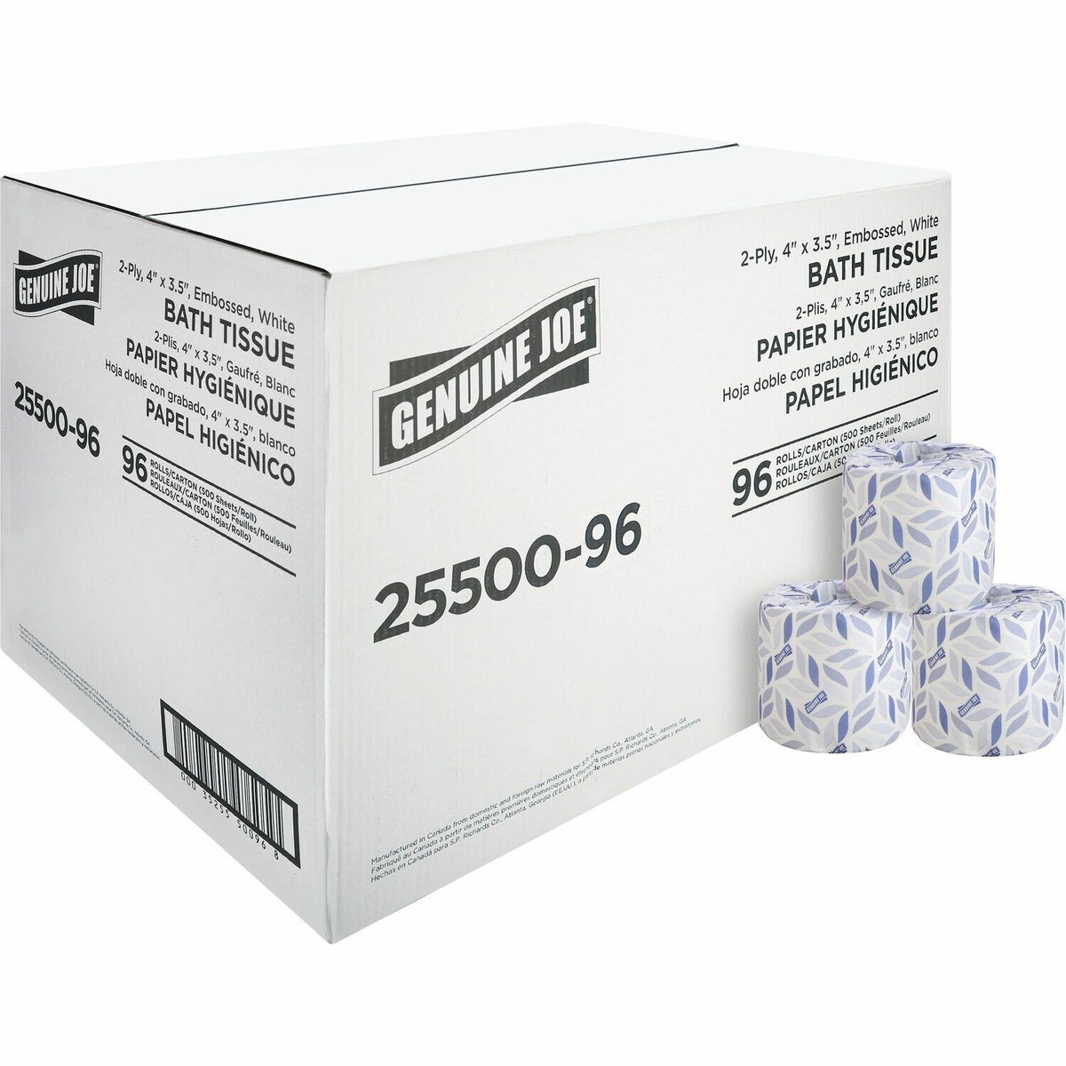Genuine Joe 2-ply Standard Bath Tissue Rolls (GJO2550096)