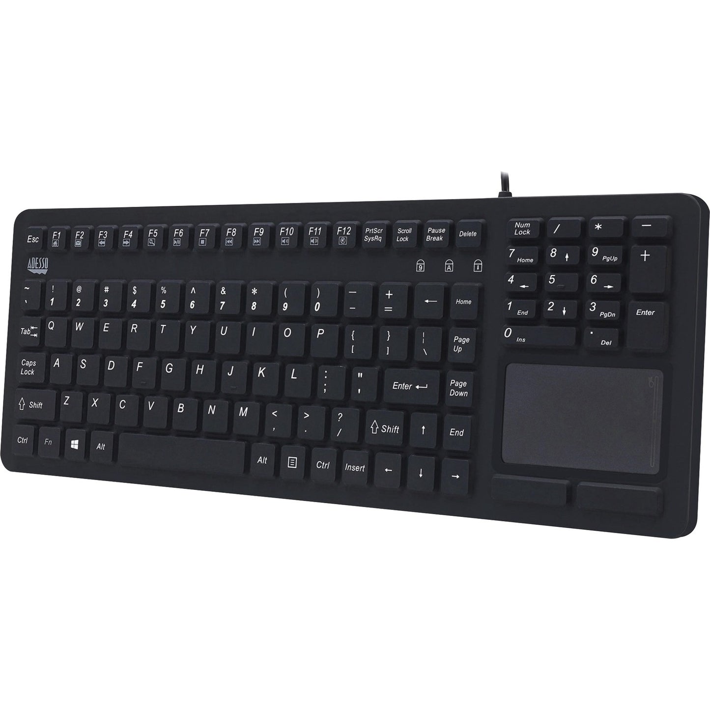 Adesso Waterproof Usb Touchpad Keyboard (AKB270UB)