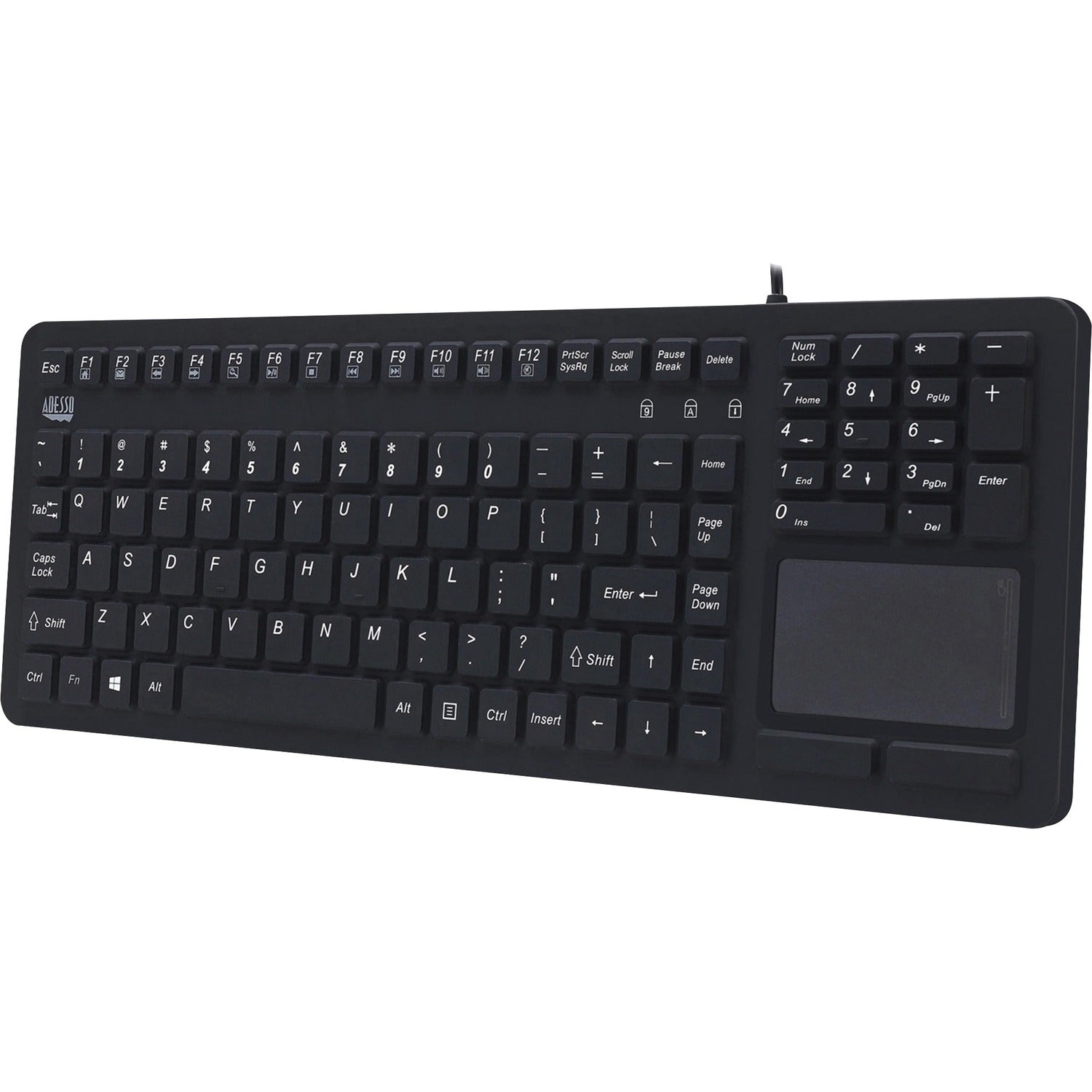 Adesso Waterproof Usb Touchpad Keyboard (AKB270UB)