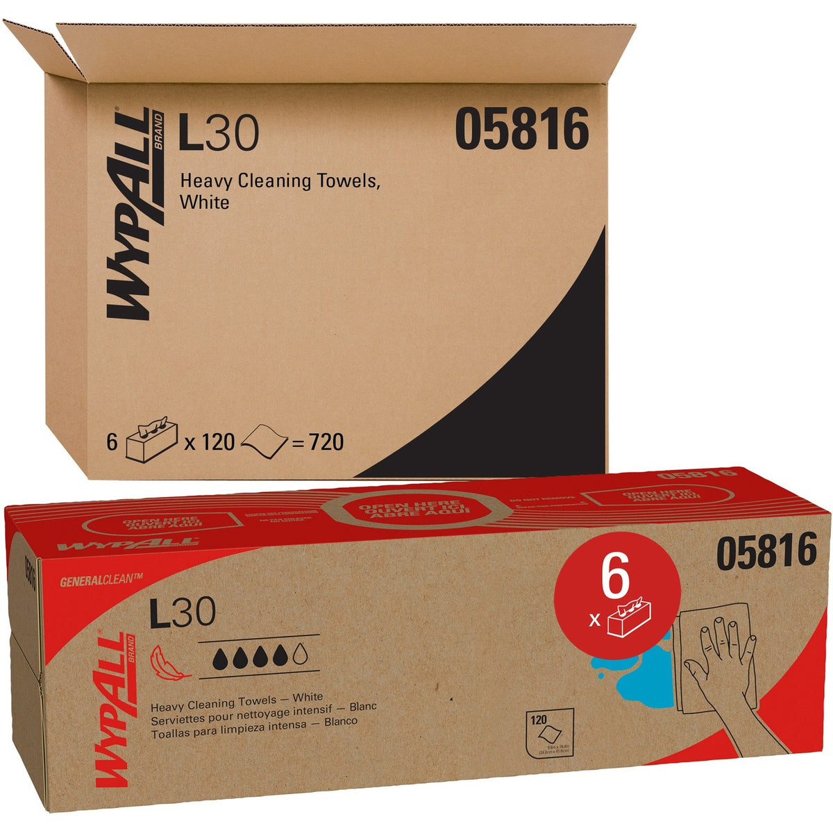 Wypall General Clean L30 Heavy Cleaning Towels (KCC05816)