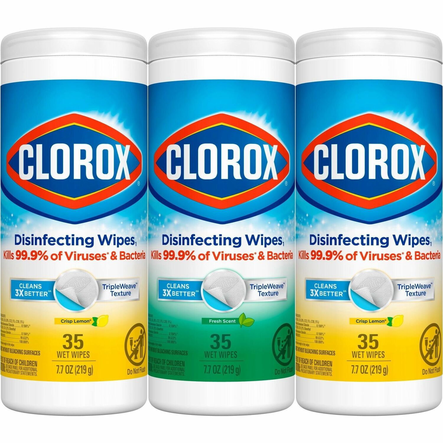 Clorox Disinfecting Cleaning Wipes Value Pack (CLO30112CT)