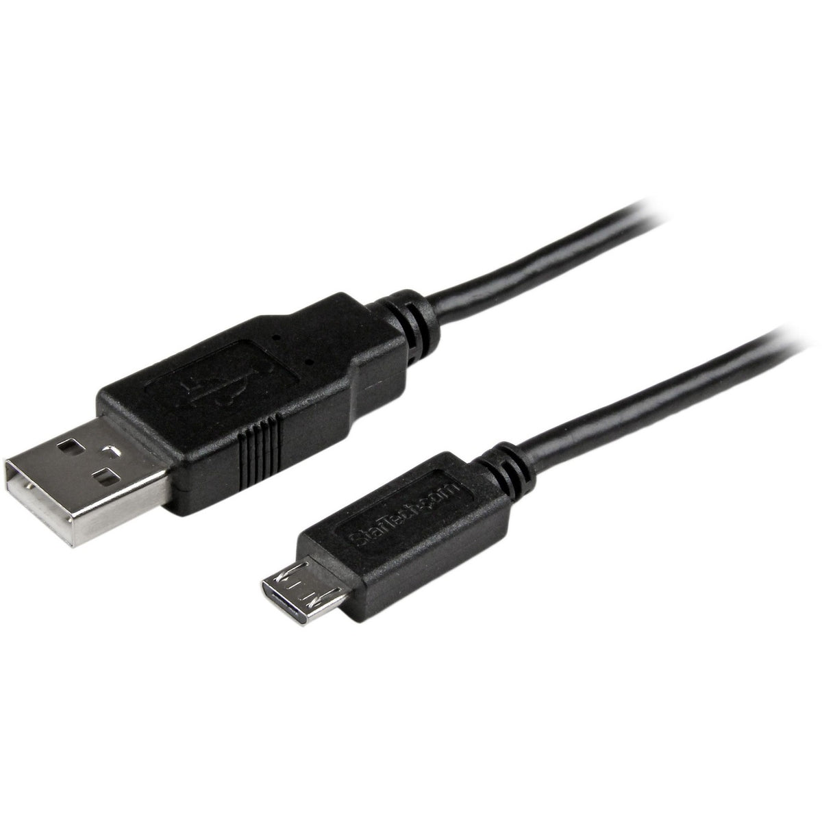 StarTech 1 Ft Slim Micro Usb Phone Charger Cable (USBAUB1BK)