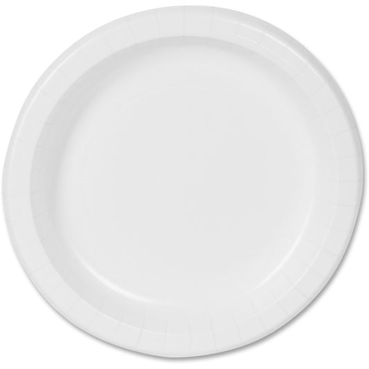 Dixie Basic 8-1/2" Lightweight Paper Plates by GP Pro (DXEDBP09W)
