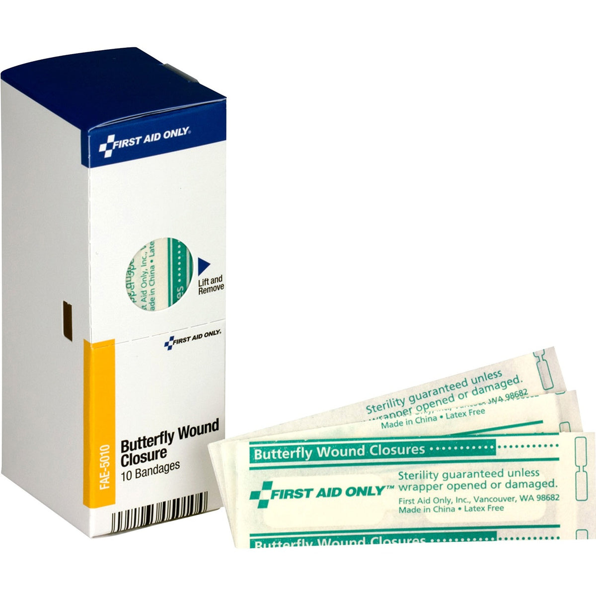 First Aid Only Butterfly Wound Closure Bandages (FAOFAE5010)