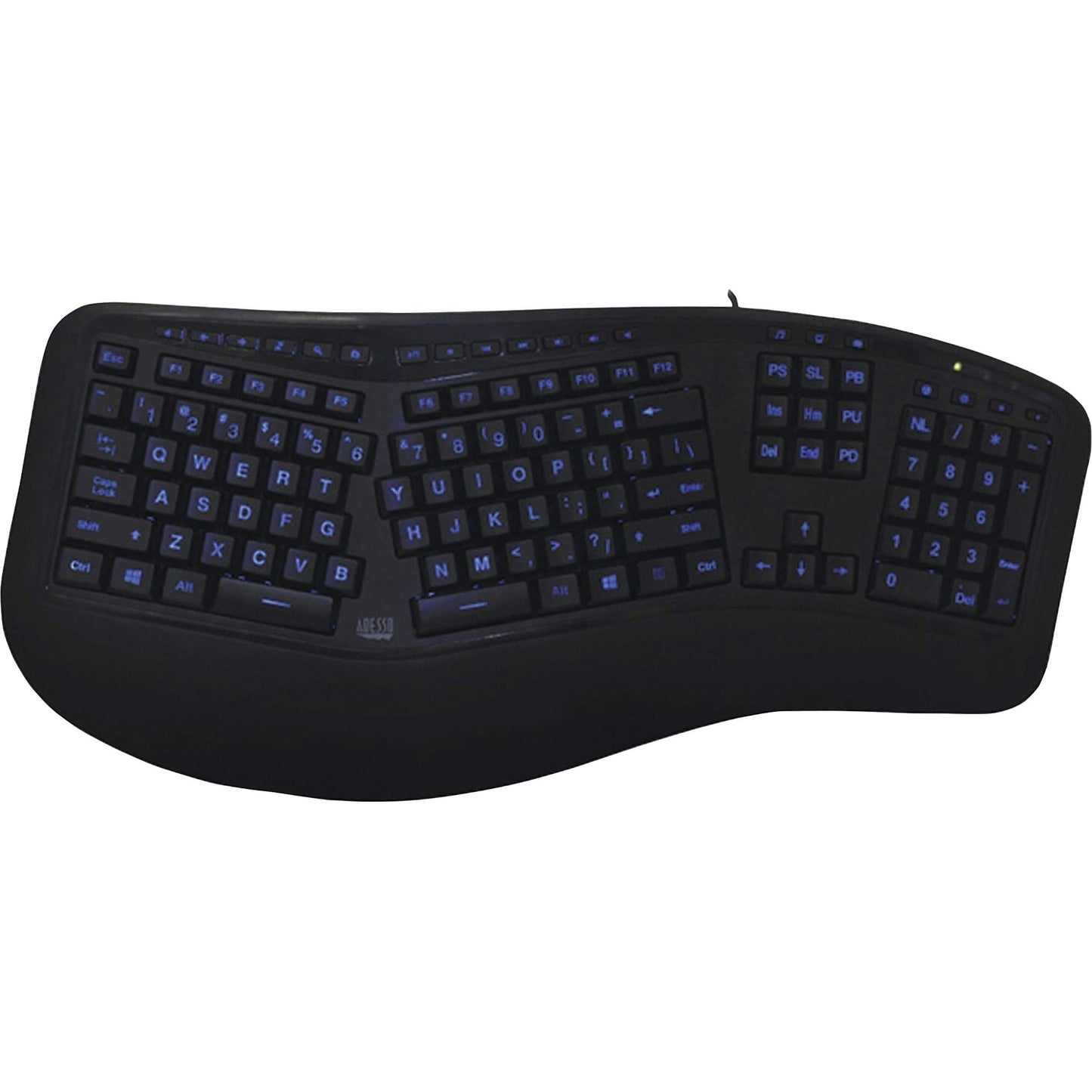 Adesso 3colors Illuminated 2x Usb Keyboard (AKB150EB)