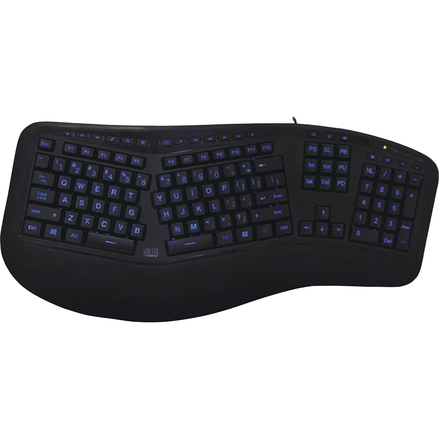 Adesso 3colors Illuminated 2x Usb Keyboard (AKB150EB)