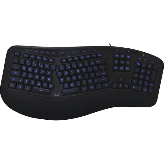 Adesso 3colors Illuminated 2x Usb Keyboard (AKB150EB)