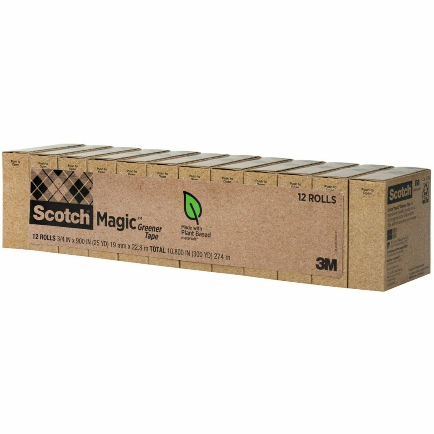 Scotch 3/4"W Magic Greener Tape Rolls (MMM81212P)