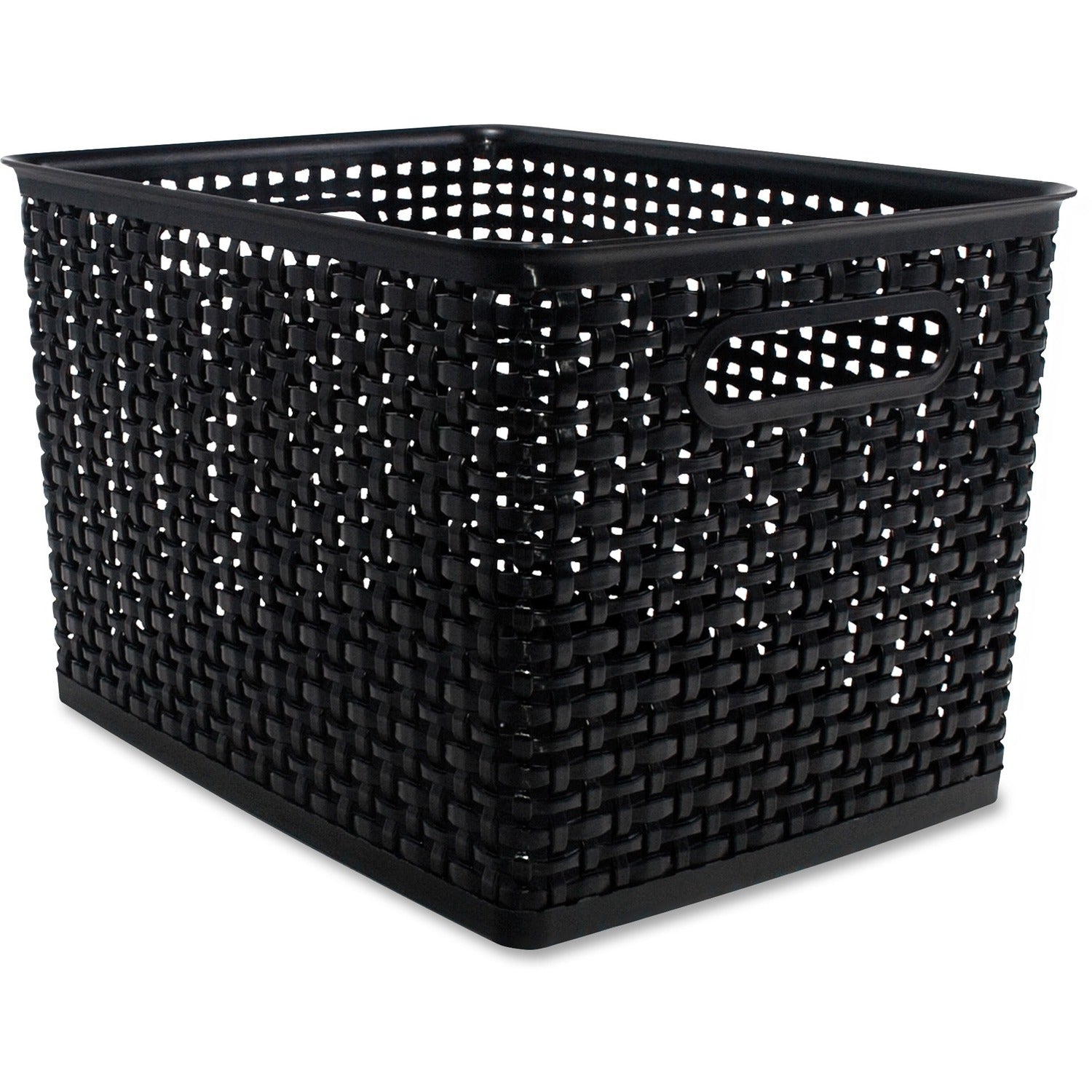 Advantus Plastic Weave Bin (AVT40328)