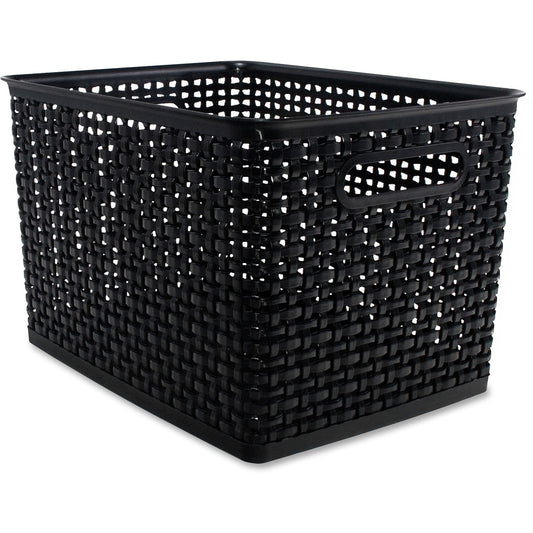 Advantus Plastic Weave Bin (AVT40328)