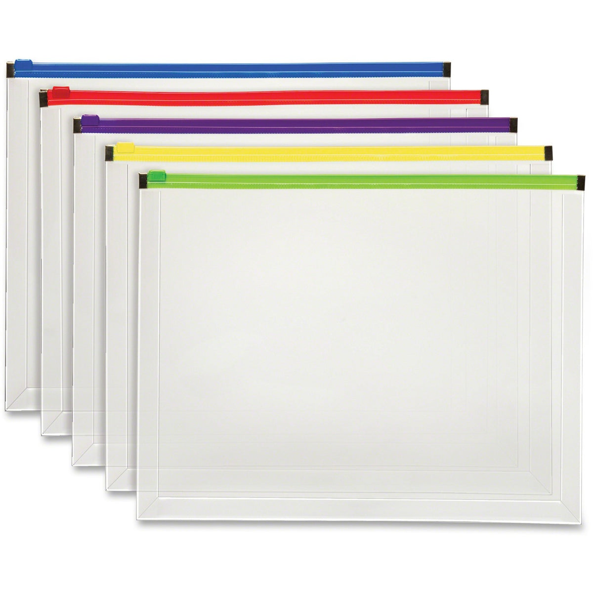 Pendaflex Color Zipper Poly Envelopes (PFX85292)