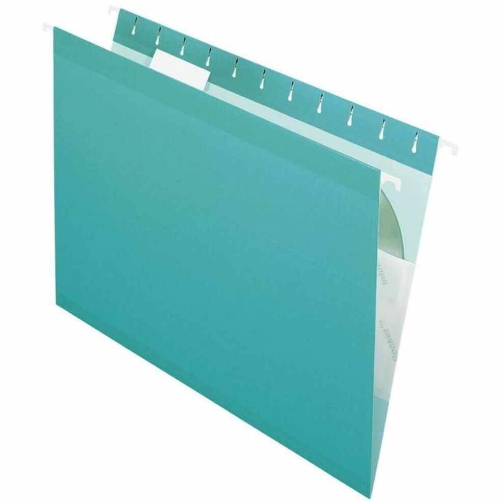 Pendaflex 1/5 Tab Cut Letter Recycled Hanging Folder (PFX415215AQU)