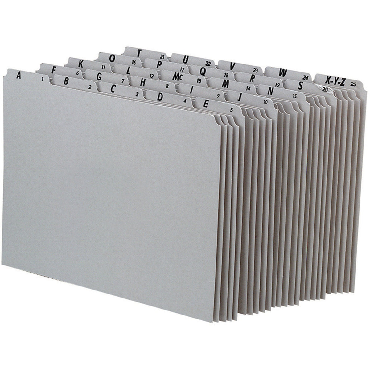 Pendaflex Gray Alphabetical File Guide Set (PFXPN925)