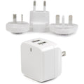 StarTech Dual Port Usb Wall Charger 17w / 3.4a (USB2PACWH)