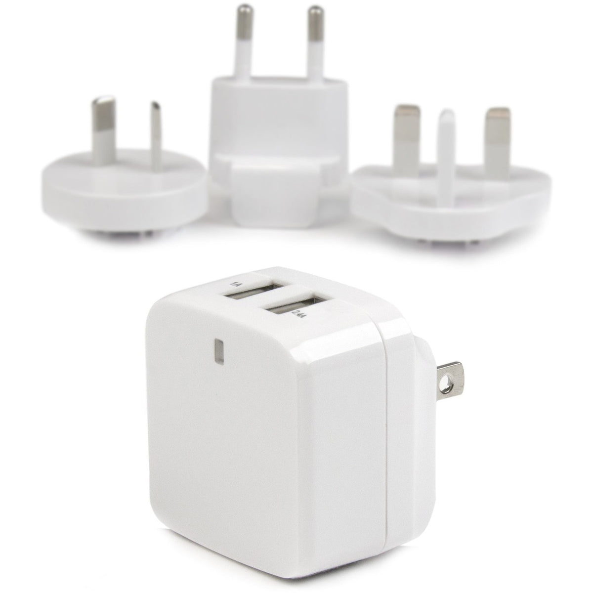 StarTech Dual Port Usb Wall Charger 17w / 3.4a (USB2PACWH)