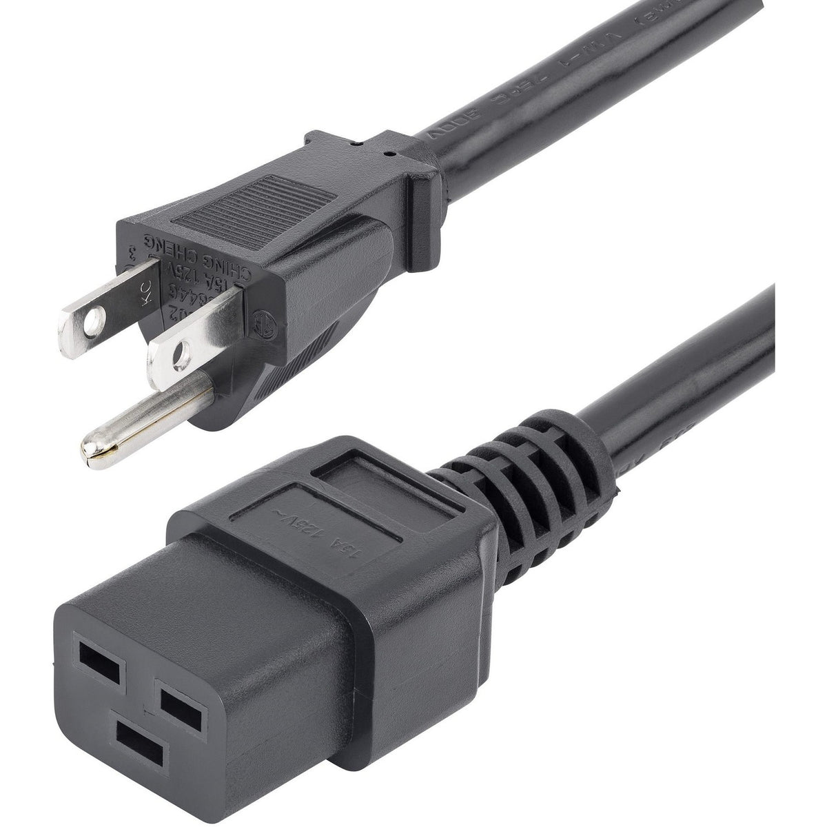 StarTech 6ft Heavy Duty Power Cord, 5-15p To C19 (PXT515C19146)