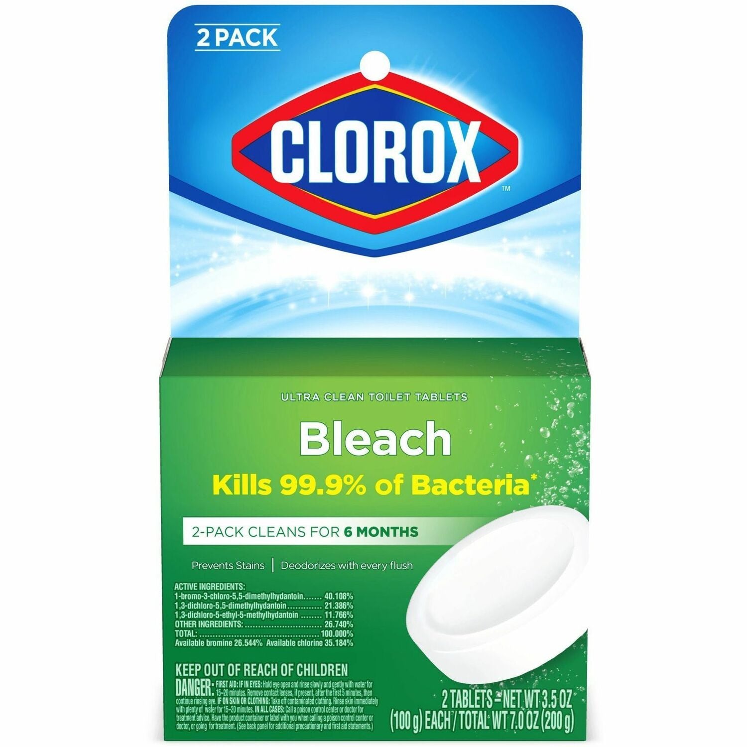 Clorox Ultra Clean Toilet Tablets Bleach (CLO30024)