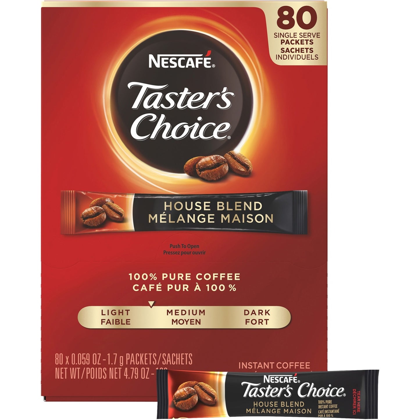 Nescafe Taster's Choice Instant House Blend Coffee (NES15782)
