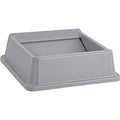 Rubbermaid Commercial Untouchable Square Swing Top (RCP266400GY)