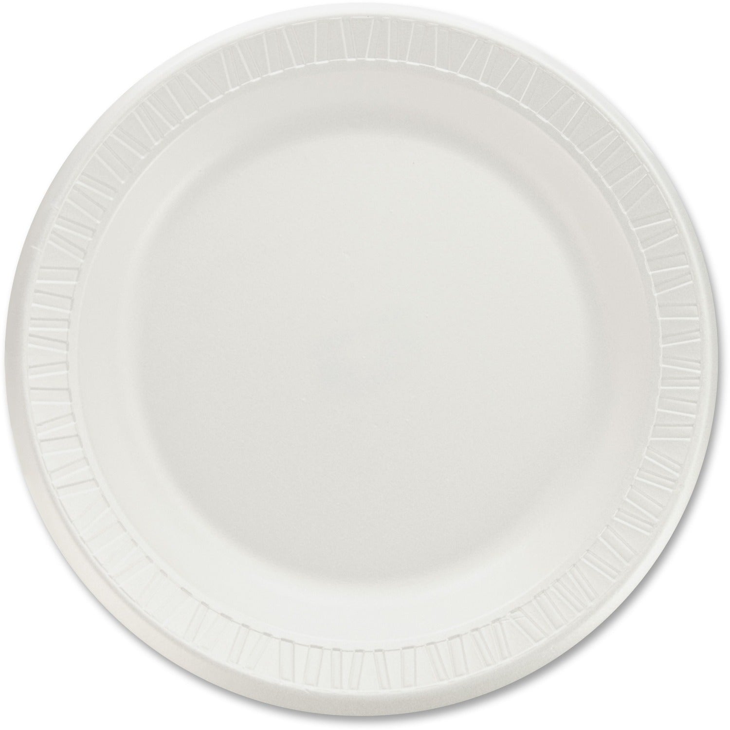 Dart Quiet Classic 9" Laminated Foam Plates (DCC9PWQR)