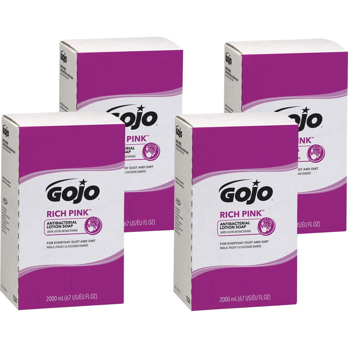 GOJO Rich Pink Antibacterial Lotion Soap Refill (GOJ722004CT)