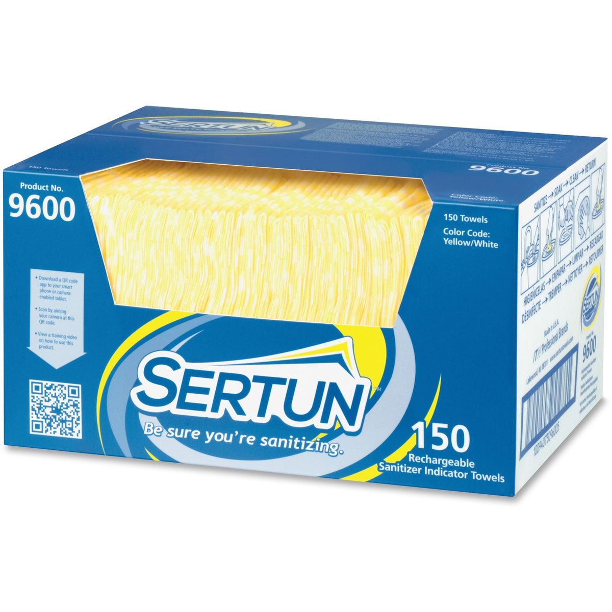 Sertun Rechargeable Sanitizer Indicator Towels (ITW9600)